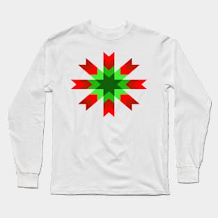 Christmas Cactus Star Long Sleeve T-Shirt